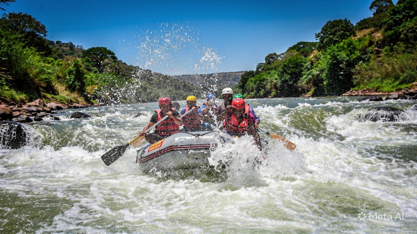 White water rafting in Jinja